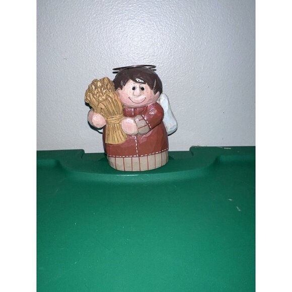 Midwest of Cannon Falls HARVEST ANGEL 4.5" Figurine Autumn Wheat Eddie Walker - Picture 2 of 7